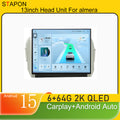 STAPON 13inch 6+64GB for toyota innova 2016-2023 android16 2k 1920x1200p screen carplay android auto 2.5D qled SCREEN quad CORE car android headunit car android stereo WiFi Bluetooth 5.0 GPS FM rear view S132