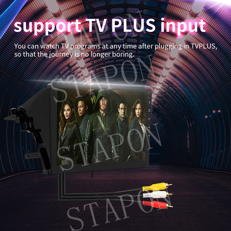 STAPON 7inch 6+64GB 4+64GB android16 carplay android auto 2din car android headunit touch screen gps navigation WiFi Bluetooth mirror link steering wheel control A7