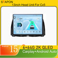 STAPON 13inch 6+64GB for mazada cx5 2012-2016 android16 2k 1920x1200p screen carplay android auto 2.5D qled SCREEN quad CORE car android headunit car android stereo WiFi Bluetooth 5.0 GPS FM rear view S132