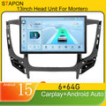 STAPON 13inch 6+64GB for mitsubishi montero 2016-2019 android16 2k 1920x1200p screen carplay android auto 2.5D qled SCREEN quad CORE car android headunit car android stereo WiFi Bluetooth 5.0 GPS FM rear view S132