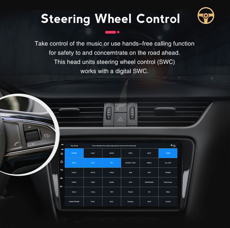 STAPON 9inch 10inch128GB 256GB android16 carplay android auto 2.5D QLED SCREEN 360camera OCTA CORE voice command 4G DSP bluetooth 5.4 car head unit car stereo car MP5 player with WiFi Bluetooth GPS AM FM RDS rear view 2din S10