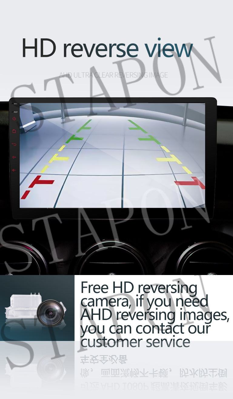 STAPON 7inch 6+64GB 4+64GB android16 carplay android auto 2din car android headunit stereo touch screen Bluetooth WIFI GPS rear view FM USB Steering wheel control mirror link tvplus A7