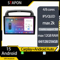 STAPON 9inch for kia carnival 2006-2013 android16 64 128 256GB QLED IPS carplay android auto OCTA CORE DSP 4G LTE 360camera dashcam car stereo android HEAD UNIT plug play multimedia player WiFi Bluetooth GPS