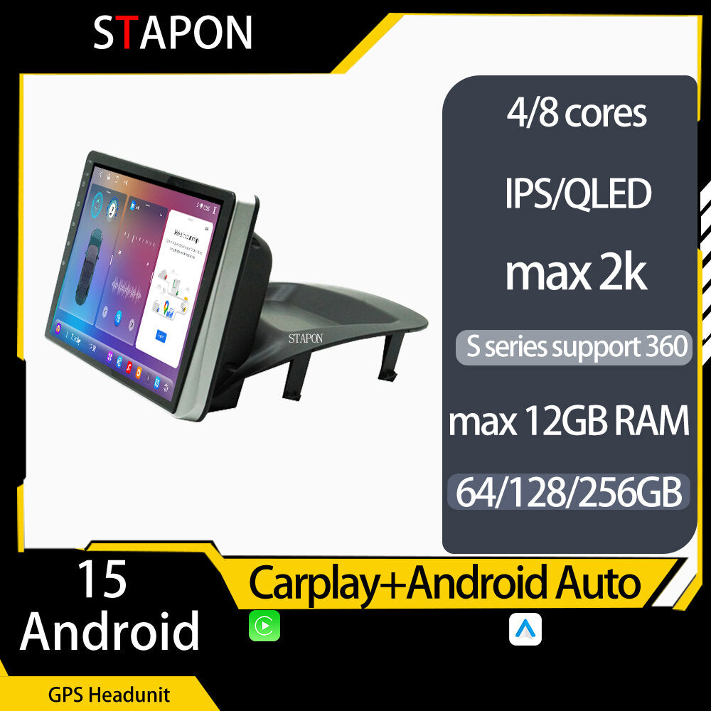 STAPON 10inch for nissan sentra 2001-2006 android16 64 128 256GB QLED IPS voice command carplay android auto OCTA CORE DSP 4G LTE 360camera car android HEADUNIT stereo plug play