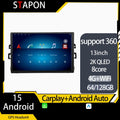 STAPON 13inch 64GB 128GB for navara 2011-2019 android16 1920x1200p 2k screen carplay android auto OCTA CORE support 360camera car android headunit car android stereo WiFi Bluetooth 5.0 GPS FM rear view S133