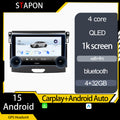 STAPON 10.5inch 4+32GB for ford everest ranger 2016-2023 android16 carplay android auto 2.5D qled 1k SCREEN quad CORE car android head unit stereo WiFi Bluetooth GPS FM rear view S105