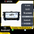 STAPON 10.5inch 4+32GB for corolla 2007-2013 android16 carplay android auto 2.5D qled 1k SCREEN quad CORE car android head unit stereo WiFi Bluetooth GPS FM rear view S105