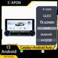 STAPON 10.5inch 4+32GB for toyota wish android16 carplay android auto 2.5D qled 1k SCREEN quad CORE car android head unit stereo WiFi Bluetooth GPS FM rear view S105