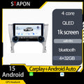 STAPON 10.5inch 4+32GB for toyota camry 2015-2015 android16 carplay android auto 2.5D qled 1k SCREEN quad CORE car android head unit stereo WiFi Bluetooth GPS FM rear view S105
