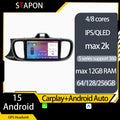 STAPON for kia pegas soluto 2017-2020 android16 64 128 256GB voice command 9inch QLED IPS SCREEN OCTA CORE DSP 4G LTE carplay android auto 360camera dashcam car stereo navigation HEAD UNIT plug play WiFi Bluetooth GPS rear view