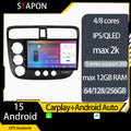 STAPON for honda civic 2000-2005 android16 64 128 256GB 9inch QLED IPS SCREEN OCTA CORE voice command DSP 4G LTE carplay android auto 360camera dashcam car stereo android HEAD UNIT plug play WiFi Bluetooth GPS