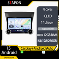 STAPON 11.5inch 64GB 128GB for mitsubishi montero 2009-2015 android16 1920x1200p 2k screen carplay android auto 8CORE support 360camera car android headunit stereo 4g WiFi Bluetooth 5.0 GPS am FM rear view S115