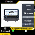 STAPON 10.5inch 4+32GB for ford ecosport 2013-2017 android16 carplay android auto 2.5D qled 1k SCREEN quad CORE car android head unit stereo WiFi Bluetooth GPS FM rear view S105