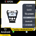 STAPON 10.5inch 4+32GB for kia eon 2011-2019 android16 carplay android auto 2.5D qled 1k SCREEN quad CORE car android head unit stereo WiFi Bluetooth GPS FM rear view S105