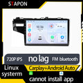 STAPON 10inch for honda jazz 2014-2019 linux mp5 with carplay android auto fm 1280x720p ips screen mirror link touch screen steering control L5