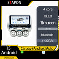 STAPON 10.5inch 4+32GB for honda jazz 2004-2007 android16 carplay android auto 2.5D qled 1k SCREEN quad CORE car android head unit stereo WiFi Bluetooth GPS FM rear view S105