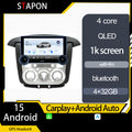 STAPON 10.5inch 4+32GB for innova 2011-2015m android16 carplay android auto 2.5D qled 1k SCREEN quad CORE car android head unit stereo WiFi Bluetooth GPS FM rear view S105