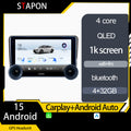 STAPON 10.5inch 4+32GB for honda mobilio brio 2011-2016 android16 carplay android auto 2.5D qled 1k SCREEN quad CORE car android head unit stereo WiFi Bluetooth GPS FM rear view S105