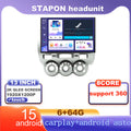 STAPON 13inch 6+64G for honda jazz 2004-2007 android16 1920x1200p 2k screen carplay android auto OCTA CORE support 360camera car android headunit car android stereo WiFi Bluetooth 5.0 GPS FM rear view S133