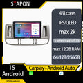 STAPON for nissan xtrail 2002-2006 android16 64 128 256GB QLED IPS carplay android auto OCTA CORE DSP 4G LTE 360camera dashcam car stereo android head unit plug and play with GPS Bluetooth