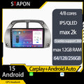STAPON 9inch for Toyota RAV4 2001-2006 64 128 256GB QLED IPS android16 voice command carplay android auto OCTA CORE DSP 4G LTE 360camera dashcam car stereo android HEAD UNIT plug play WiFi Bluetooth GPS FM AM