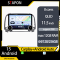 STAPON 11.5inch 64GB 128GB for hyundai santafe 2005-2012 android16 1920x1200p 2k screen carplay android auto 8CORE support 360camera car android headunit stereo 4g WiFi Bluetooth 5.0 GPS am FM rear view S115