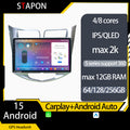 STAPON 10inch for hyundai accent 2011-2018 Android16 64 128 256GB QLED IPS voice command carplay android auto 4G DSP 360camera car stereo android HEAD UNIT multimedia player WiFi Bluetooth GPS rear view
