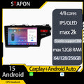 STAPON 9inch for honda jazz fit 2014-2019 64 128 256GB Android15 QLED OCTA CORE voice command DSP 4G lte carplay android auto 360camera dashcam car stereo navigation HEAD UNIT WiFi Bluetooth GPS FM AM