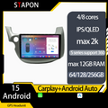 STAPON 10inch for honda jazz fit 2008-2013 Android15 64 128 256GB QLED IPS voice command OCTA CORE DSP 4G LTE carplay android auto 2.5D ips screen 360camera dashcam car stereo android head unit plug play with WiFi Bluetooth GPS rear view