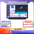 STAPON 13inch 6+64G for suzuki ertiga 2019-2025 Android15 1920x1200p 2k screen carplay android auto OCTA CORE support 360camera car android headunit car android stereo WiFi Bluetooth 5.0 GPS FM rear view S133