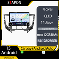 STAPON 11.5inch 64GB 128GB for mitsubishi montero triton 2016-2019m android16 1920x1200p 2k screen carplay android auto 8CORE support 360camera car android headunit stereo 4g WiFi Bluetooth 5.0 GPS am FM rear view S115