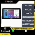 STAPON 10inch for toyota corolla 2020-2023 android16 64 128 256GB QLED IPS voice command OCTA CORE DSP carplay android auto 4G LTE 360camera dashcam car stereo android HEAD UNIT plug play WiFi Bluetooth GPS