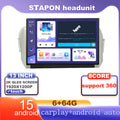 STAPON 13inch 6+64G for toyota innova 2016-2023 android16 1920x1200p 2k screen carplay android auto OCTA CORE support 360camera car android headunit car android stereo WiFi Bluetooth 5.0 GPS FM rear view S133