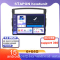 STAPON 13inch 6+64G for mitsubishi pajero 2006-2011 android16 1920x1200p 2k screen carplay android auto OCTA CORE support 360camera car android headunit car android stereo WiFi Bluetooth 5.0 GPS FM rear view S133