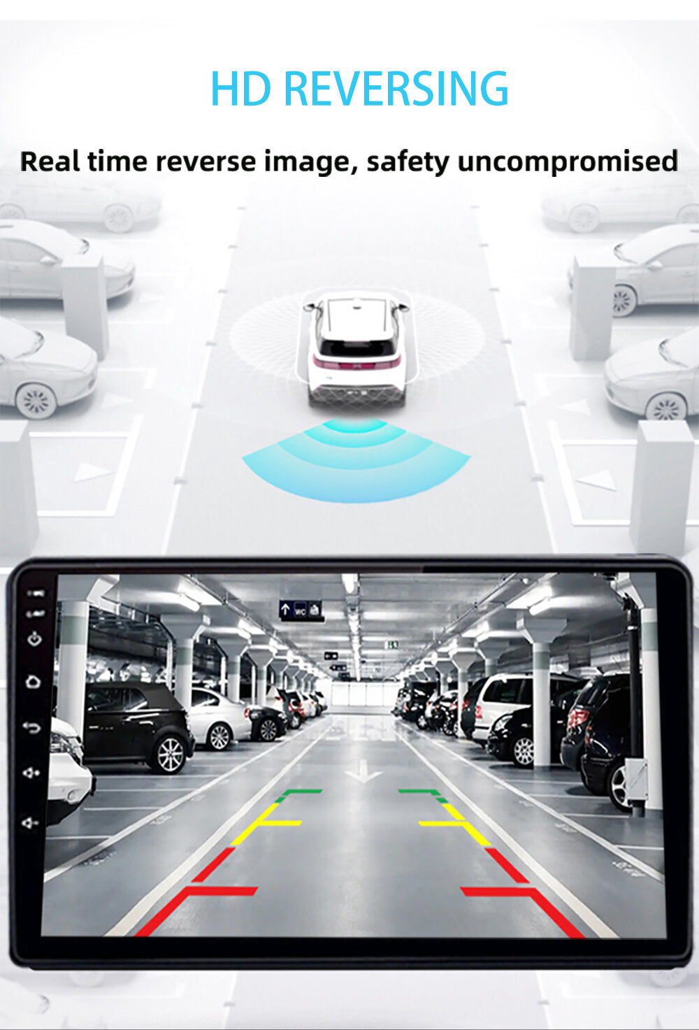 STAPON 7inch 6+64GB 4+64GB android16 carplay android auto voice command 2din car headunit touch screen support gps navigation WiFi Bluetooth mirror link steering wheel control rear view tvplus A7