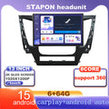 STAPON 13inch 6+64G for mitsubishi montero 2016-2019 auto android16 1920x1200p 2k screen carplay android auto OCTA CORE support 360camera car android headunit car android stereo WiFi Bluetooth 5.0 GPS FM rear view S133
