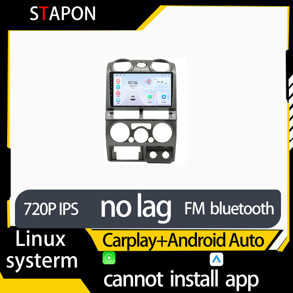 STAPON 9inch for isuzu dmax 2008-2011 linux mp5 with carplay android auto fm 1280x720p ips screen mirror link touch screen steering control L5
