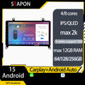 STAPON for toyota hiace 2019-2025 android16 64 128 256GB 9inch QLED IPS voice command 2.5D ips SCREEN OCTA CORE DSP 4G LTE carplay android auto 360camera dashcam car stereo android HEAD UNIT plug play WiFi Bluetooth GPS