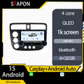 STAPON 10.5inch 4+32GB for honda civic 2000-2005 android16 carplay android auto 2.5D qled 1k SCREEN quad CORE car android head unit stereo WiFi Bluetooth GPS FM rear view S105