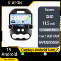 STAPON 11.5inch 64GB 128GB for ford ranger 2009-2015 android16 1920x1200p 2k screen carplay android auto 8CORE support 360camera car android headunit stereo 4g WiFi Bluetooth 5.0 GPS am FM rear view S115