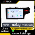 STAPON 9inch fo honda jazz 2014-2019 linux mp5 with carplay android auto fm 1280x720p ips screen mirror link touch screen steering control L5