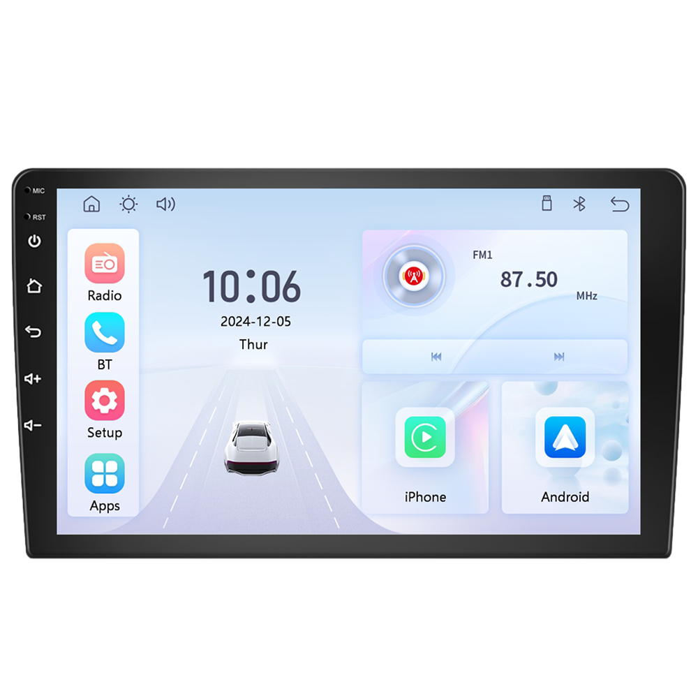 STAPON 9inch for toyota corolla 2007-2013 linux mp5 with carplay android auto fm 1280x720p ips screen mirror link touch screen steering control L5