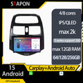 STAPON 9inch for Chevrolet spark 2011-2015 android16 64 128 256GB QLED IPS voice command carplay android auto 4G DSP 360camera car stereo android HEADUNIT WiFi Bluetooth GPS