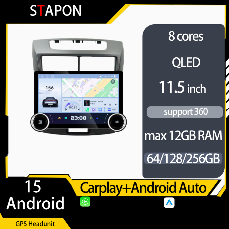 STAPON 11.5inch 64GB 128GB for toyota avanza 2010-2018 android16 1920x1200p 2k screen carplay android auto 8CORE support 360camera car android headunit stereo 4g WiFi Bluetooth 5.0 GPS am FM rear view S115