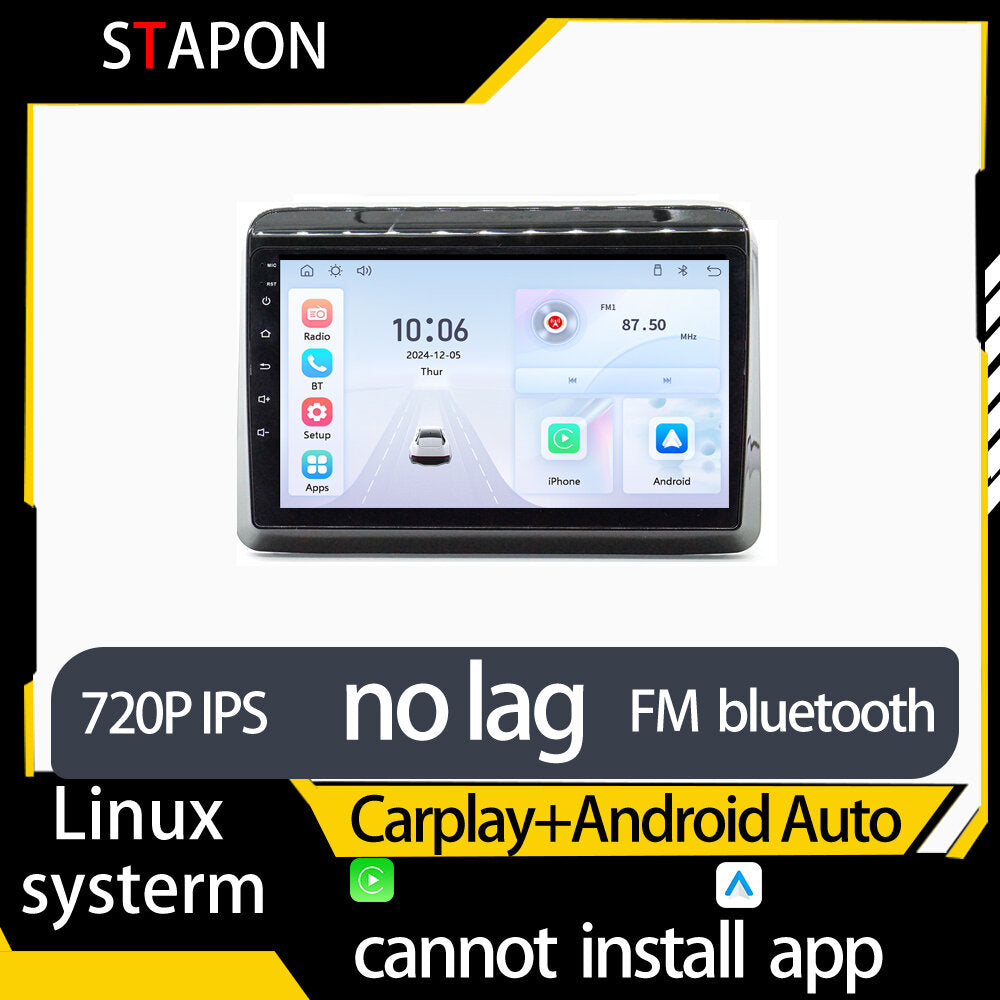 STAPON 9inch for suzuki xl7 2021-2024 linux mp5 with carplay android auto fm 1280x720p ips screen mirror link touch screen steering control L5
