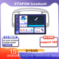 STAPON 13inch 6+64G for hyundai accent 2006-2010 android16 1920x1200p 2k screen carplay android auto OCTA CORE support 360camera car android headunit car android stereo WiFi Bluetooth 5.0 GPS FM rear view S133