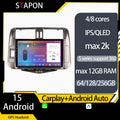 STAPON 9inch for toyota prado 2010-2013 android16 64 128 256GB RAM QLED IPS voice command carplay android auto OCTA CORE DSP 4G lte 360camera dashcam car stereo android HEAD UNIT plug play WiFi Bluetooth GPS FM AM