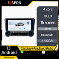 STAPON 10.5inch 4+32GB for Volkswagen Sannata android16 carplay android auto 2.5D qled 1k SCREEN quad CORE car android head unit stereo WiFi Bluetooth GPS FM rear view S105