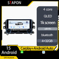 STAPON 10.5inch 4+32GB for nissan navara np300 2011-2022 android16 carplay android auto 2.5D qled 1k SCREEN quad CORE car android head unit stereo WiFi Bluetooth GPS FM rear view S105