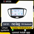 STAPON 9inch for hyundai i10 2008-2013 linux mp5 with carplay android auto fm 1280x720p ips screen mirror link touch screen steering control L5